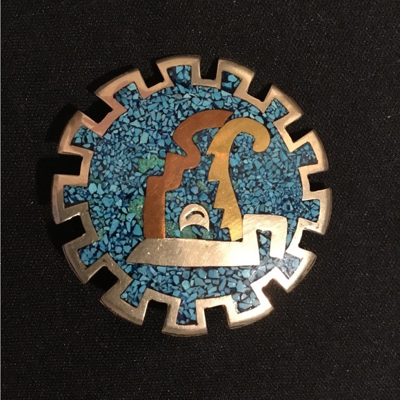 Vintage Jewelry - VTG Mexican Brooch